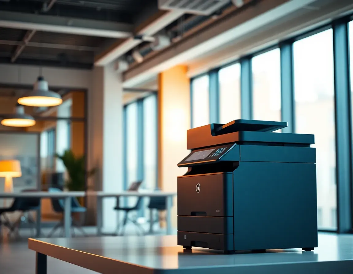A printed document under warm light — secure document management